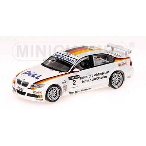 Minichamps BMW 320 SI J. MUELLER WINNER RACE 2 BRNO WTCC 2007 1/43