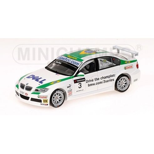 Minichamps BMW 320 SI A. FARFUS WINNER RACE 2 CURIBITA WTCC 2007 1/43