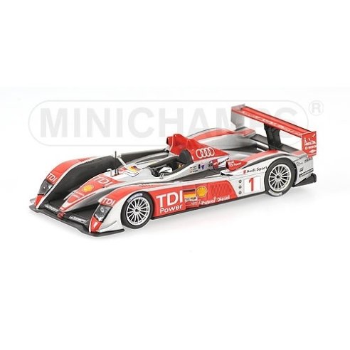 Minichamps AUDI R10 BIELA PIRRO WERNER 24H LE MANS 2008 1/43