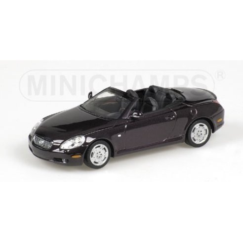 Minichamps LEXUS SC430 CABRIOLET 2001 PURPLE METALLIC 1/43