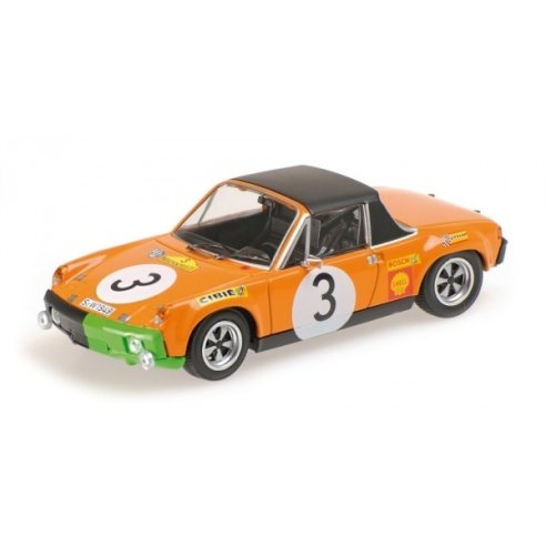 Minichamps PORSCHE 914/6 WALDEGAARD ANDERSSON CHASSEUIL 3RD PLACE MARATHON DE LA ROUTE 1970 1/43