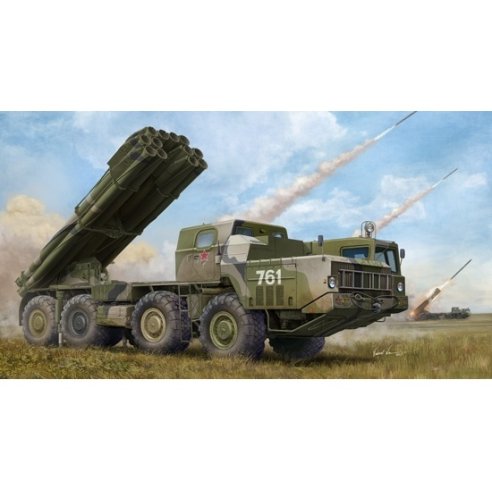 TRUMPETER KIT RUSSIAN 9A52-2 SMERCH-M MULTIPLE ROCKET LAUNCHER OF RSZO 9K58 SMERCH MRLS 1/35