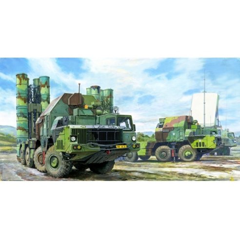 TRUMPETER KIT 48N6E OF 5P85S TEL S-300PMU SA-10 GRUMPLE 1/35