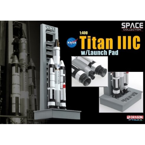 Dragon Space Collection NASA TITAN III C WITH LAUNCH PAD 1/400