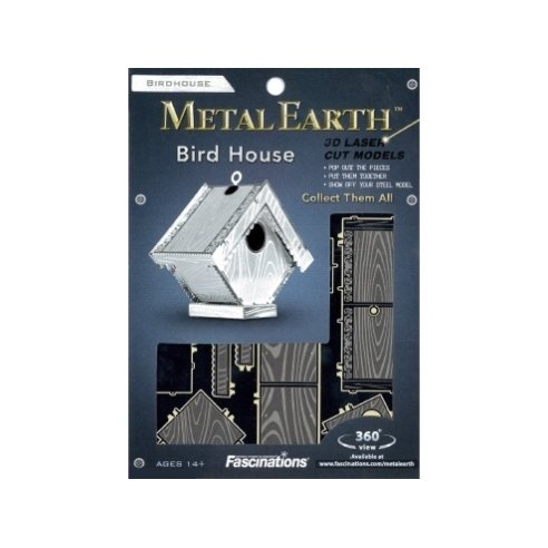 Fascinations metal earth CASSETTA UCCELLI BIRDHOUSE