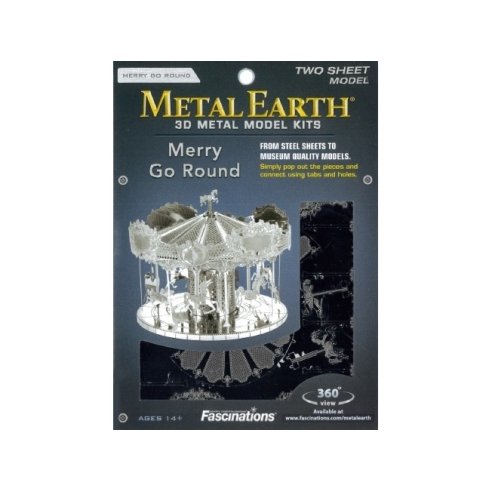 Fascinations metal earth GIOSTRA CON CAVALLI MERRY GO ROUND