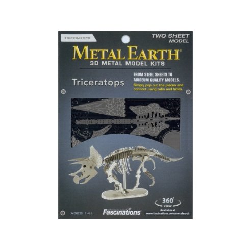 Fascinations metal earth TRICERATOPO