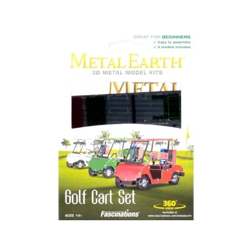 Fascinations metal earth GOLF CART SET