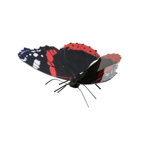 Fascinations metal earth FARFALLA RED ADMIRAL BUTTERFLY