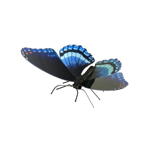 Fascinations metal earth FARFALLA RED SPOTTED PURPLE BUTTERFLY