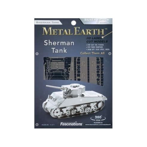 Fascinations metal earth SHERMAN US TANK