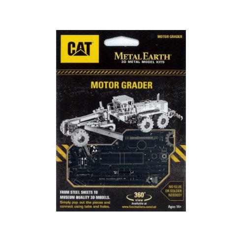 Fascinations metal earth CAT MOTOR GRADER