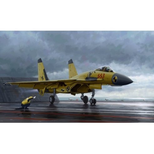 TRUMPETER KIT J-15 WITH FLIGHT DECK 1/72