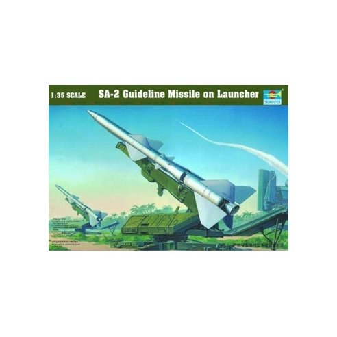 TRUMPETER KIT SA-2 MISSILE WITH LAUNCHER CABIN 1/35