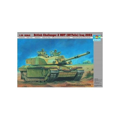 TRUMPETER KIT BRITISH CHALLENGER II MBT TELIC 1/35