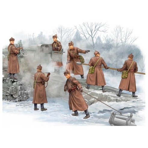 TRUMPETER KIT SOVIET B-4 ARTILLERY CREW 1/35