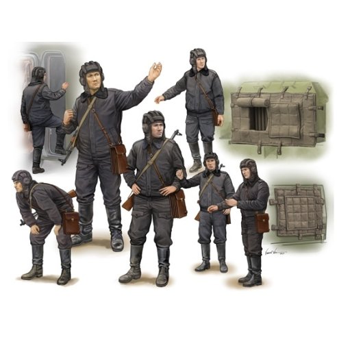 TRUMPETER KIT SOVIET SOLDIER SCUD B CREW 1/35