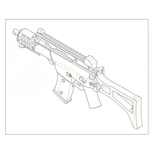 TRUMPETER KIT G36C 1/35