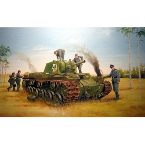 TRUMPETER KIT SOVIET KV-8 HEAVY TANK 1/35