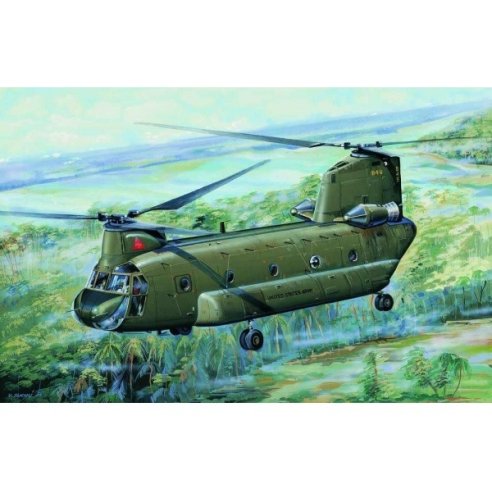 TRUMPETER KIT CH-47 D CHINOOK MEDIUM-LIFT HELICOPTER 1/72