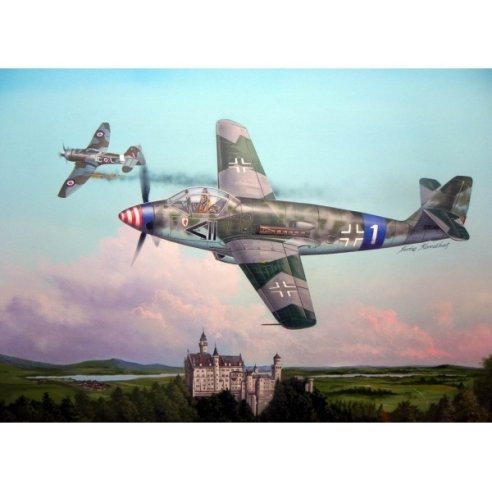 TRUMPETER KIT GERMAN MESSERSCHMITT ME 509 FIGHTER 1/48