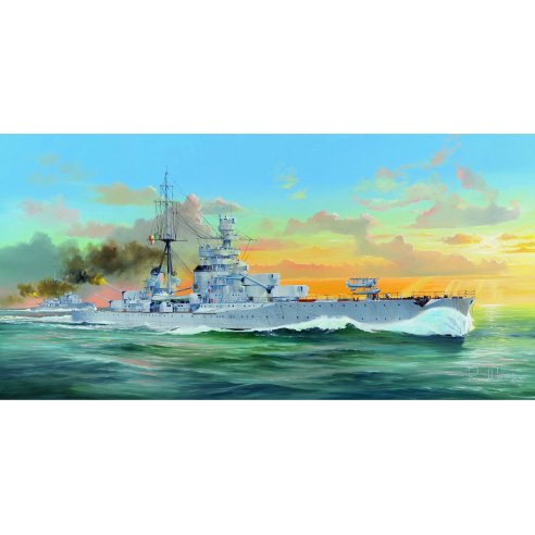 TRUMPETER KIT ZARA INCROCIATORE PESANTE REGIA MARINA ITALIANA TRUMPETER 1/350