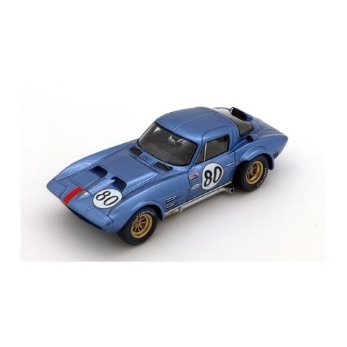 TSM Model True Scale Miniatures CHEVROLET GRAND SPORT COUPE&#039; #80 D. THOMPSON MECON RACING NASSAU SPEEDWEEK 1963 1/43