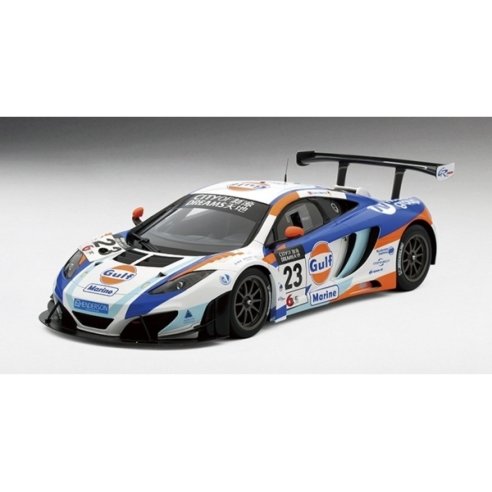 TSM Model True Scale Miniatures McLAREN 12C GT3 #23 GULF UNITED AUTOSPORT 2ND PLACE MACAU GP 2013 1/18