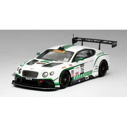 TSM Model True Scale Miniatures BENTLEY GT3 #16 DYSON RACING WINNER PIRELLI WORLD CHALLENGE ROAD AMERICA 2015 1/43