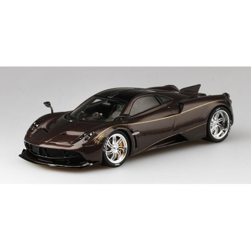 TSM Model True Scale Miniatures PAGANI HUAYRA DINASTIA CHIWEN PROTECTIVE FRAGON RED CARBON 1/43