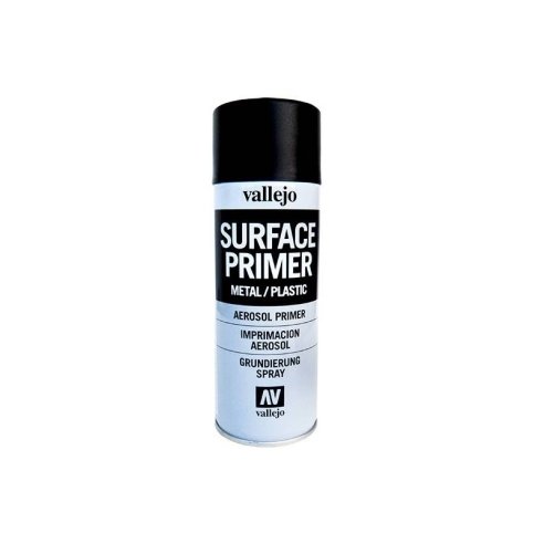 VALLEJO FONDO ACRILICO PRIMER SPRAY NERO 400 ML