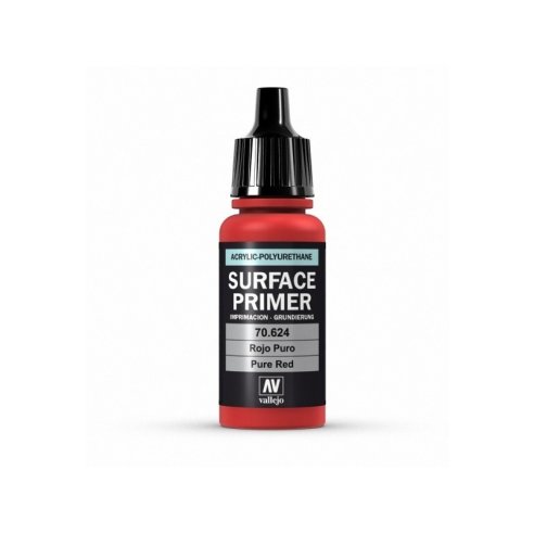 VALLEJO SURFACE PRIMER PURE RED 17 ML