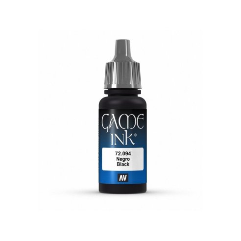 VALLEJO BLACK INK 17 ML