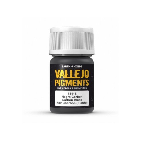 VALLEJO PIGMENTI CARBON BLACK 35 ML