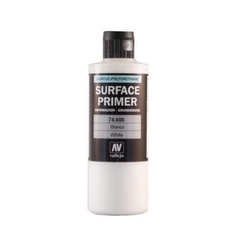 VALLEJO FONDO PRIMER BIANCO ACRILICO POLIURETANICO 200 ML