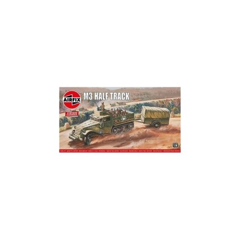 AirFix 1/76 VINTAGE CLASSIC: M3 Half Track e Ton Trailer