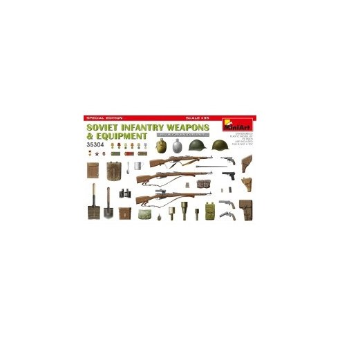 MINI ART 1/35 Soviet Infantry Weapons and Equipment. Special Edition