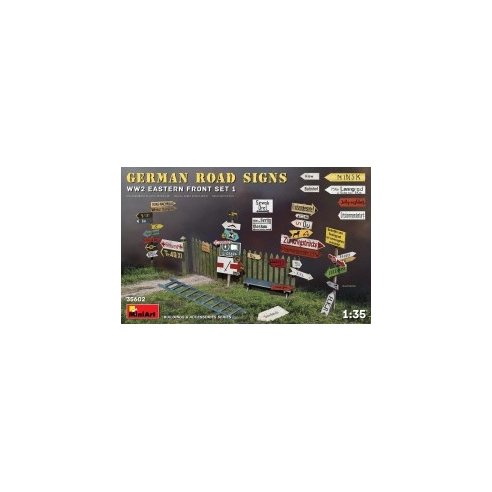 MINI ART 1/35 German Road Signs WW2 (Eastern Front Set 1)