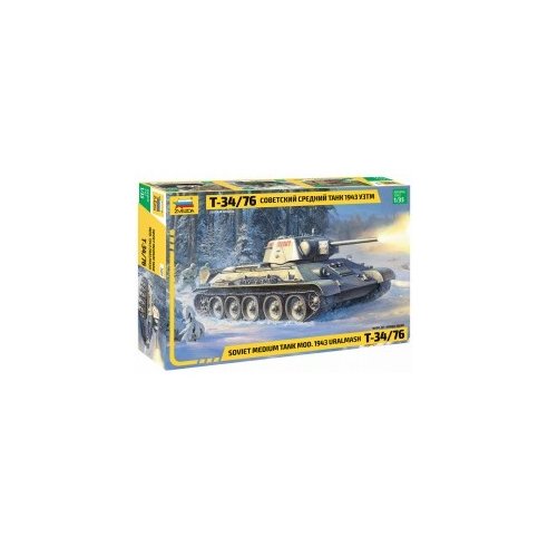 Zvezda 1/35 Soviet Medium Tank Mod. 1943 Uralmash T-34/76