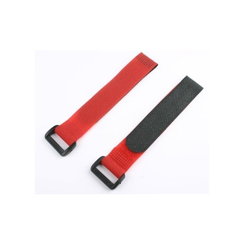 Fascette velcro 20x200mm (2 pz) rosso