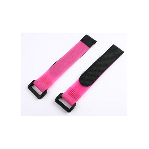 Fascette velcro 20x200mm (2 pz) rosa