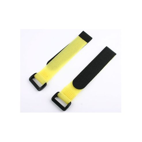 Fascette velcro 20x200mm (2 pz) giallo