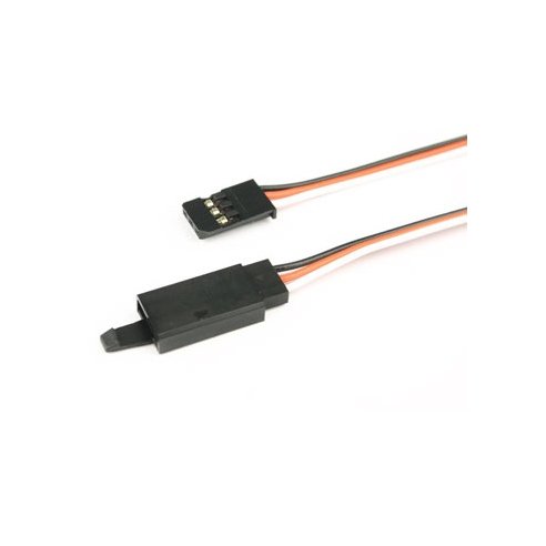 Prolunga servo Futaba 90cm piatta 22awg-0,35mmq con blocco