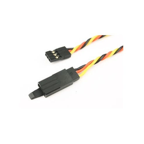 Prolunga servo JR Hitec 15cm intrecciata 22awg-0,35mmq con blocco