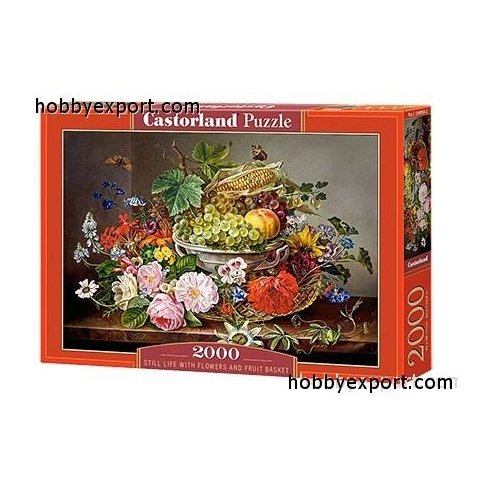 Still Life Flowers And Fruit   2000 Pieces 92x68 Cm