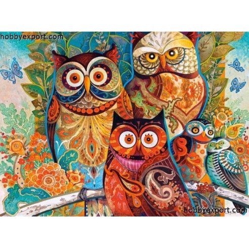 Owls  2000 Pieces 92x68 Cm