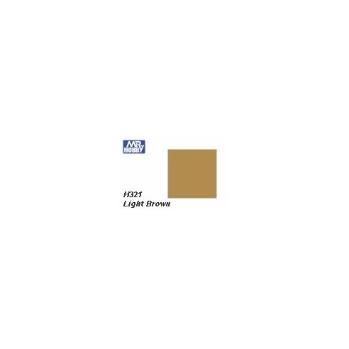 Mr.Hobby 	H321 Light Brown Semi-Gloss (10 ml)