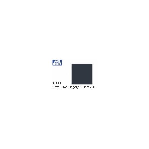 Mr.Hobby H333 Extra Dark Seagray BS381C 640 Semi-Gloss (10 ml)10 ml))