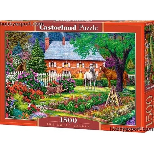 N A PUZZLES CASTORLAND PUZZLES THE SWEET GARDEN 1500 PIECES 68 X 47 CM