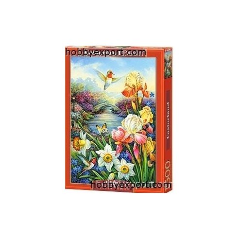 N A PUZZLES CASTORLAND PUZZLES GOLDEN IRISES 1500 PIECES 68 X 47 CM